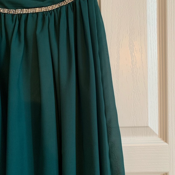 Hunter Green Grad Dress - Picture 3 of 11